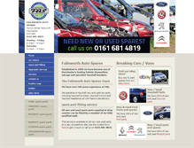 Tablet Screenshot of failsworthautos.co.uk